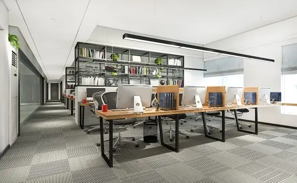 A tidy, freshly cleaned office workspace in Tampa